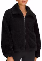 Cheap (Women) Lululemon Cinchable Fleece Zip-Up High-Neck Jacket LW3FBIS