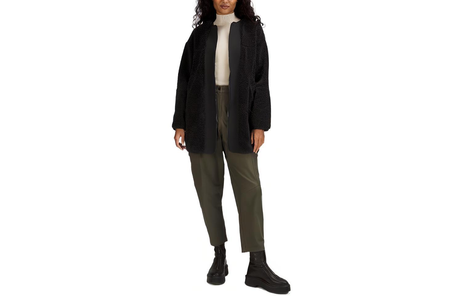 Purchase (W) Chaqueta Lululemon Sin Cuello de Forro Texturizado Ajuste Relajado. LW3GE9S