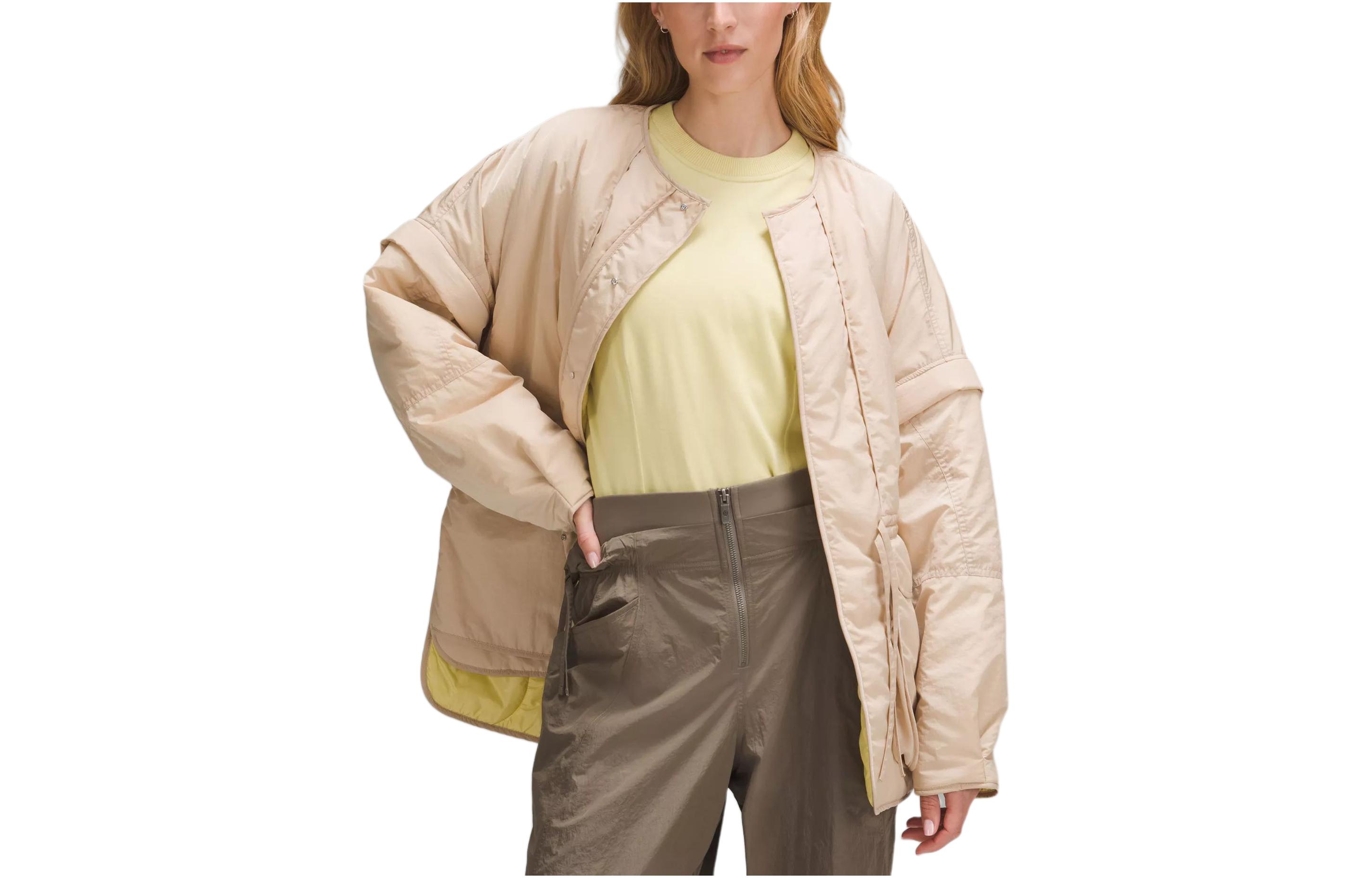 Buy (W) Lululemon可拆卸袖轻便夹克 浅卡其色 LW4CA4S