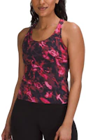 (Women) Lululemon Cool RB Nulu™ Y-Back Crop Tank Top Pink Floral Mix. LW1DAKS (Women) Lululemon Cool RB Nulu™ Y-Back Crop Tank Top Pink Floral Mix. LW1DAKS