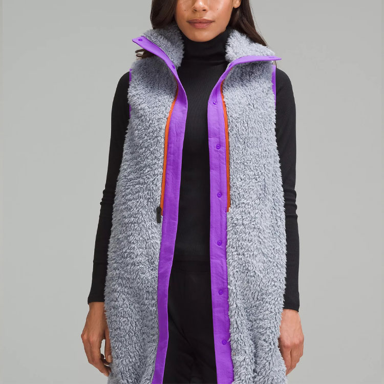 Cheap (W) Lululemon 保暖旅行羊羔绒内衬三合一连帽夹克 LW3HLUS