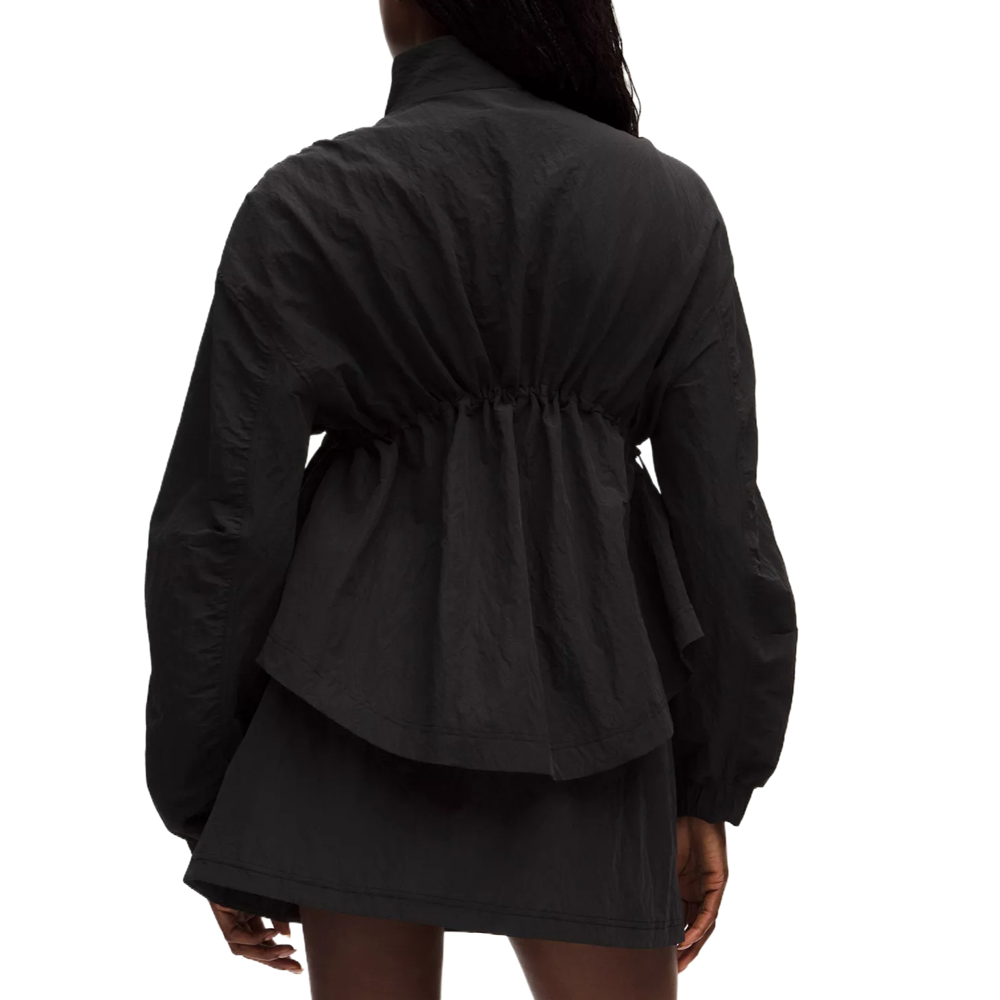 Lookbook (Women) Lululemon Crinkle Textured Loose Fit Waterproof Jacket LW3JDKS