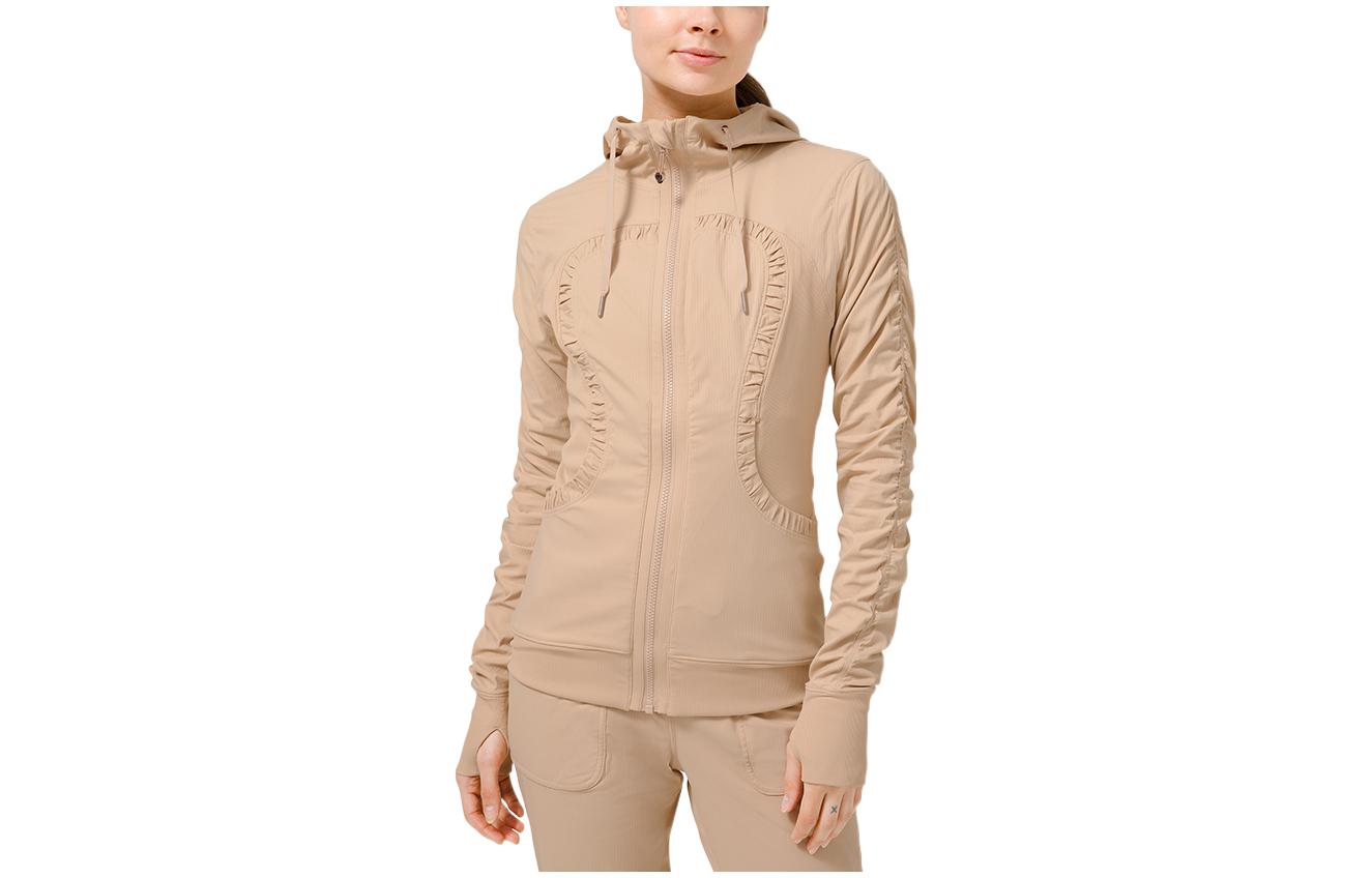 (Women) Lululemon Dance Studio Jacket Solid Zip Hoodie with Ribbed Drawstrings LW4BG3S 圖 6