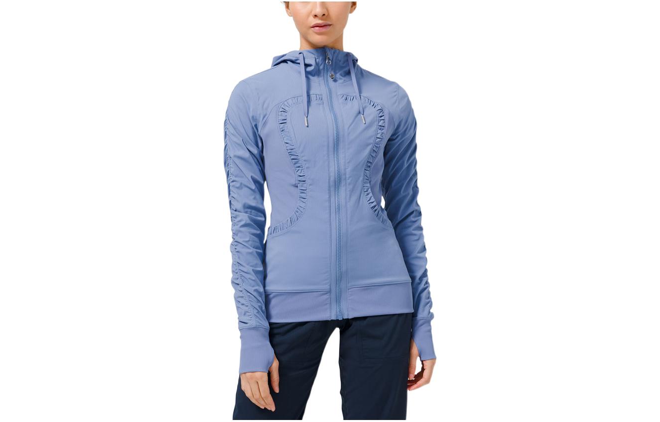 (Women) Lululemon Dance Studio Jacket Solid Zip Hoodie with Ribbed Drawstrings LW4BG3S 圖 7