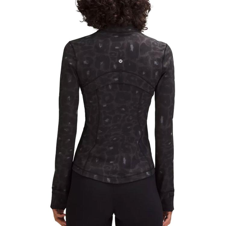 Lookbook (W) Lululemon 黑豹纹印花标志舒适休闲夹克 LW4CFWS