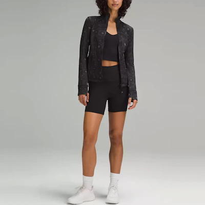 (W) Lululemon 黑豹纹印花标志舒适休闲夹克 LW4CFWS Purchase (W) Lululemon 黑豹纹印花标志舒适休闲夹克 LW4CFWS