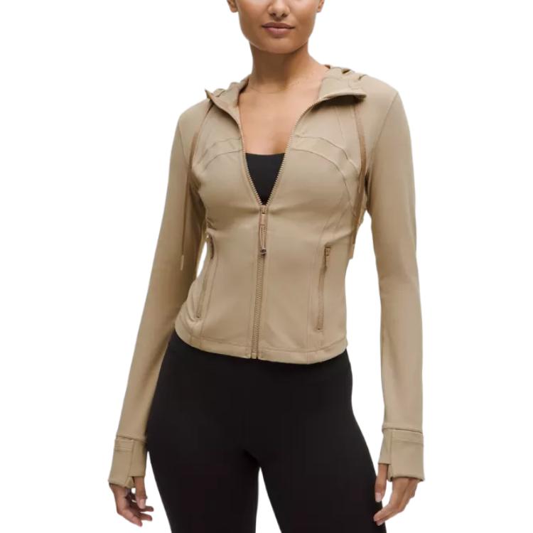 (Women) Lululemon Define Lightweight Slim Fit Zip Hoodie Jacket Long Sleeve LW3IVYS