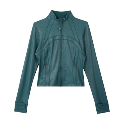 (Women) Lululemon Define Nulu™ Fabric Slim Fit Short Jacket for Women - Solid Color LW3HFUS