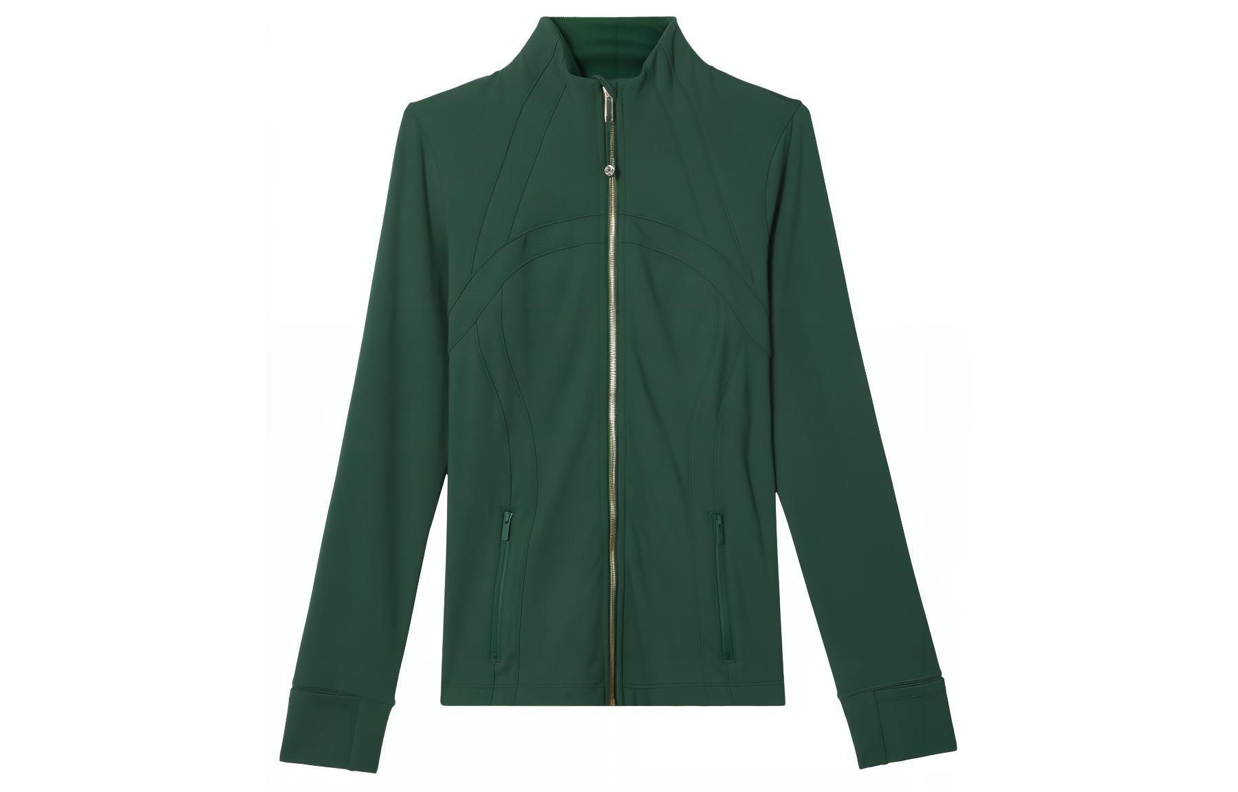(Women) Lululemon Define Solid Color Sports Jacket Green LW4BV7S