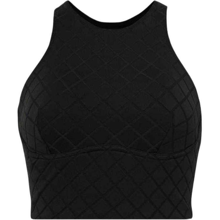 (Women) Lululemon Diamond Grid Solid Tank-Style Swimsuit. LW2DAQS