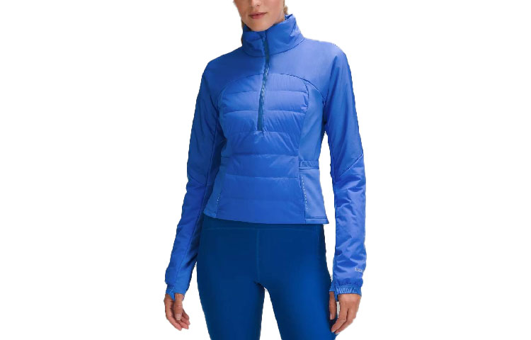 (Women) Lululemon Down For It All Cropped Half-Zip Pullover Jacket LW4CB1S