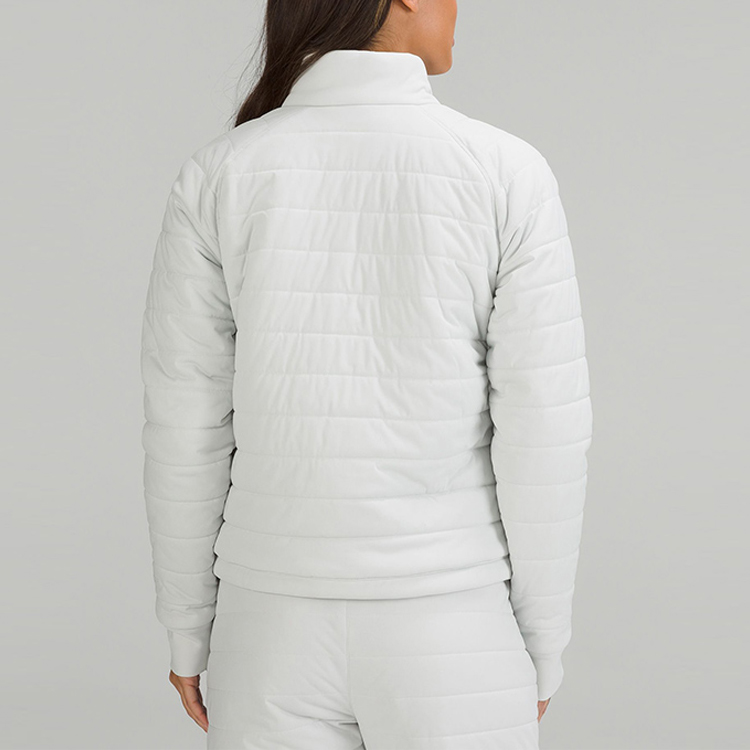 Shop (W) Lululemon Dynamic Movement Half-Zip Jacket - Warna Solid LW4BM2S