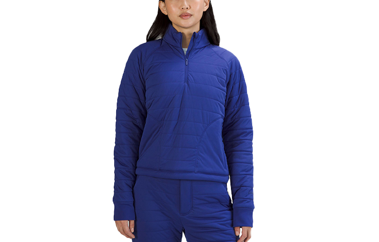 Purchase (W) Lululemon Dynamic Movement Half-Zip Jacket - Warna Solid LW4BM2S