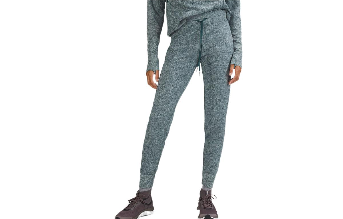 (Women) Lululemon Engineered Solid Drawstring Jogger Knit Pants LW5EHHS