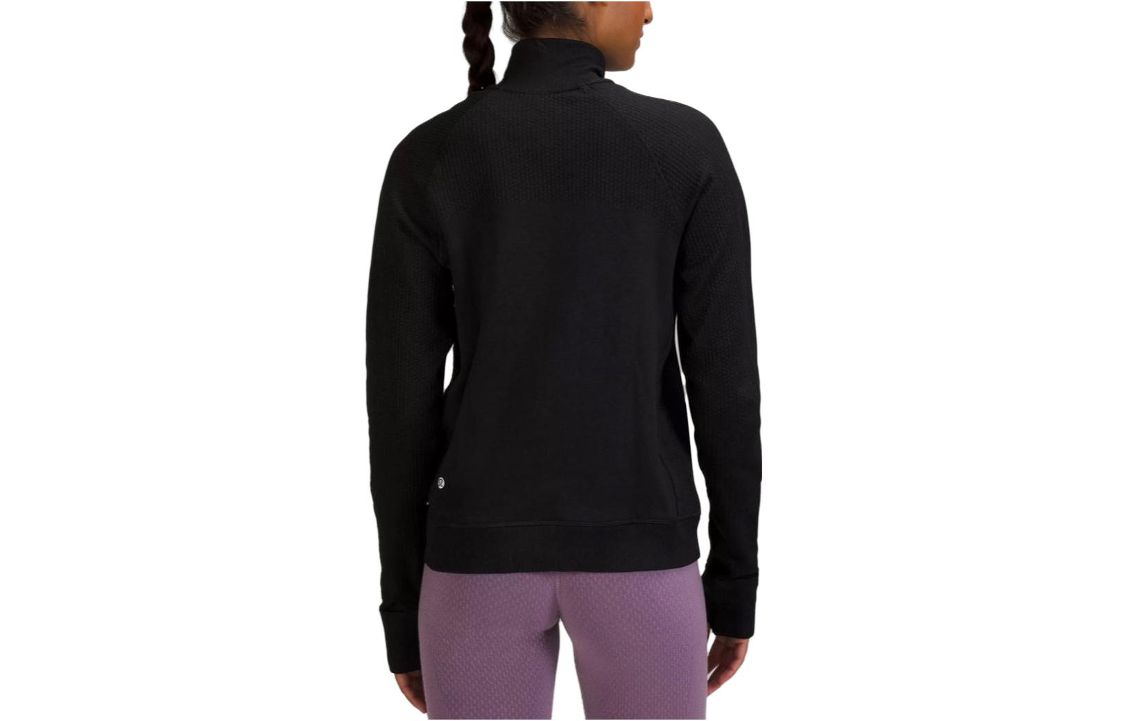 Lookbook (W) Lululemon修身保暖纯色长袖运动卫衣 LW3DF6S