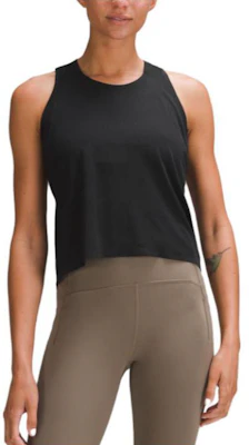 (W) Lululemon Fast and Free Hitam Tank Top Santai Tanpa Lengan untuk Senaman LW1ED1S Buy (W) Lululemon Fast and Free Hitam Tank Top Santai Tanpa Lengan untuk Senaman LW1ED1S
