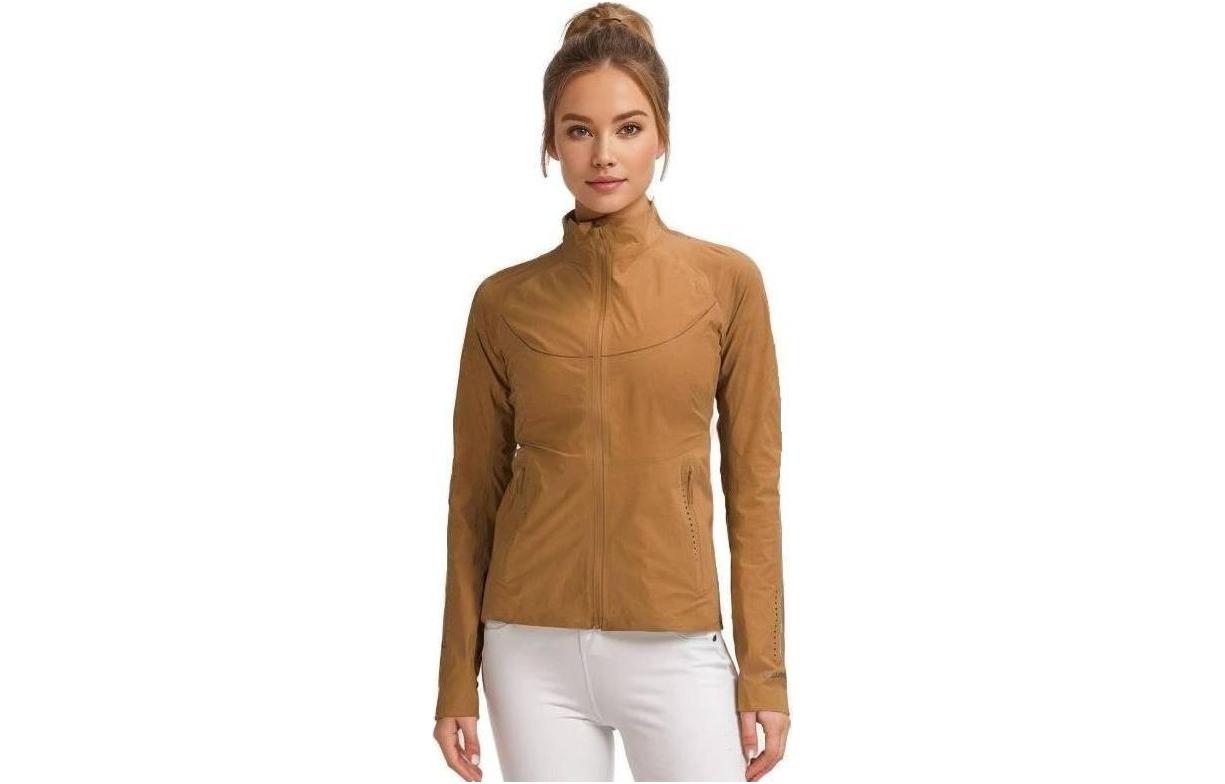 (Women) Lululemon Fast and Free Solid Zip-Up Jacket with SpeedWeave™ Fabric LW4BO3S