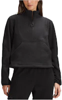 (Women) Lululemon Fleece Ripstop Half-Zip Long-Sleeve Pullover Sweatshirt LW3GZDS (Women) Lululemon Fleece Ripstop Half-Zip Long-Sleeve Pullover Sweatshirt LW3GZDS