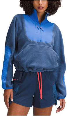 (W) ルルレモン フリース リップストップ ハーフジップ 長袖 プルオーバースウェット LW3GZDS Lookbook (W) ルルレモン フリース リップストップ ハーフジップ 長袖 プルオーバースウェット LW3GZDS