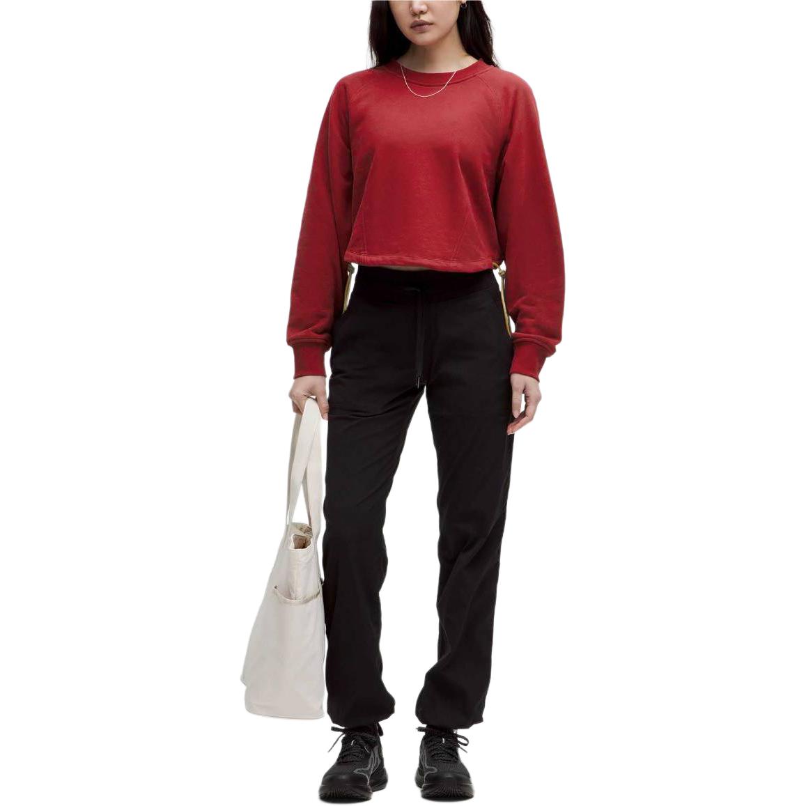 Shop (W) Lululemon 法式毛圈布寬鬆長袖短版衛衣 LW3IM5S