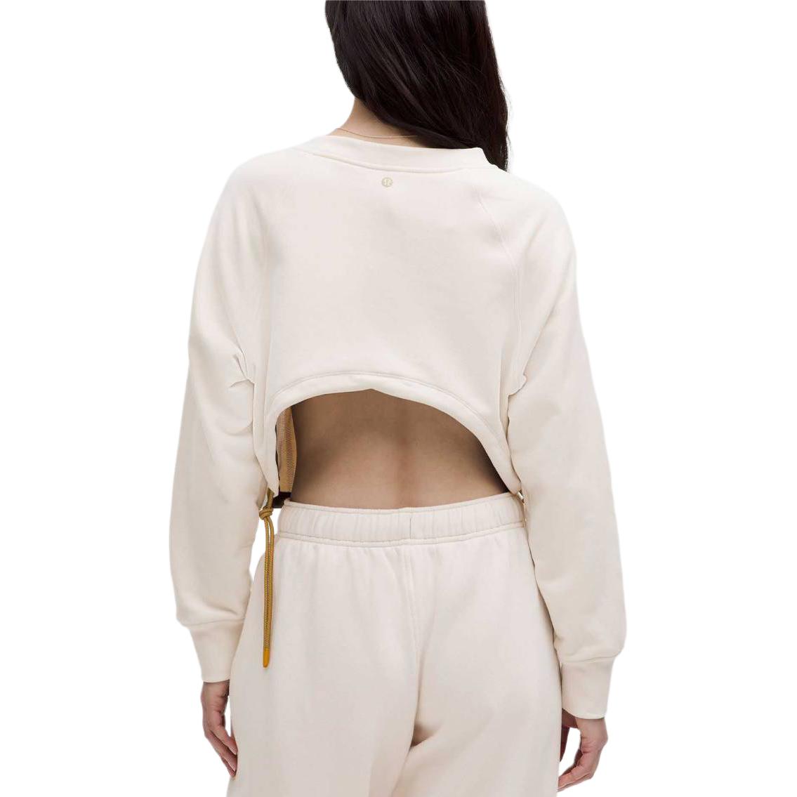 Details for (W) Lululemon 法式毛圈布寬鬆長袖短版衛衣 LW3IM5S