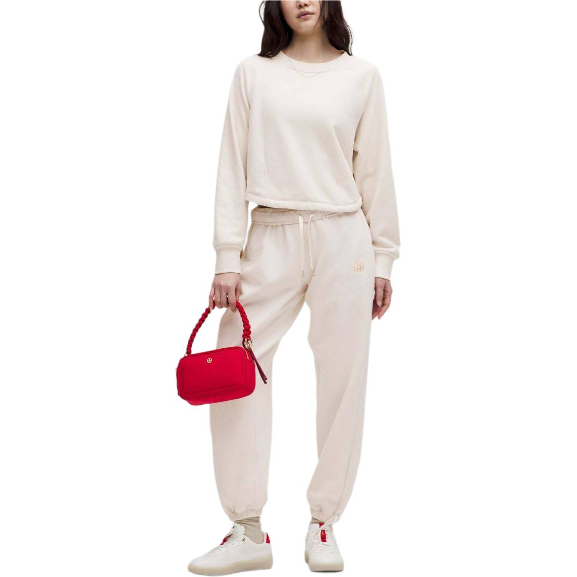 Sizing (W) Lululemon 法式毛圈布寬鬆長袖短版衛衣 LW3IM5S