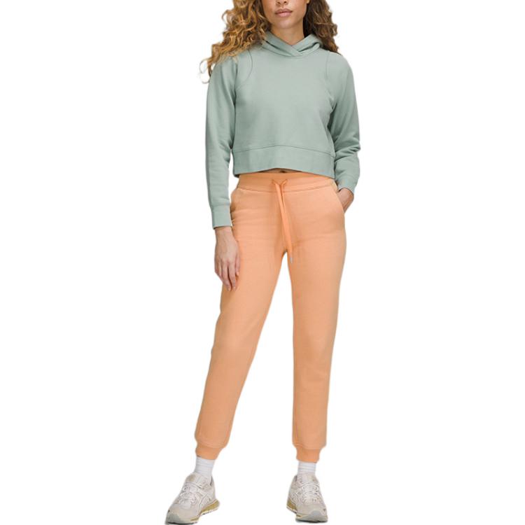 Shop (W) Lululemon FW22宽松短款连帽衫长袖纯色 LW3FF4S