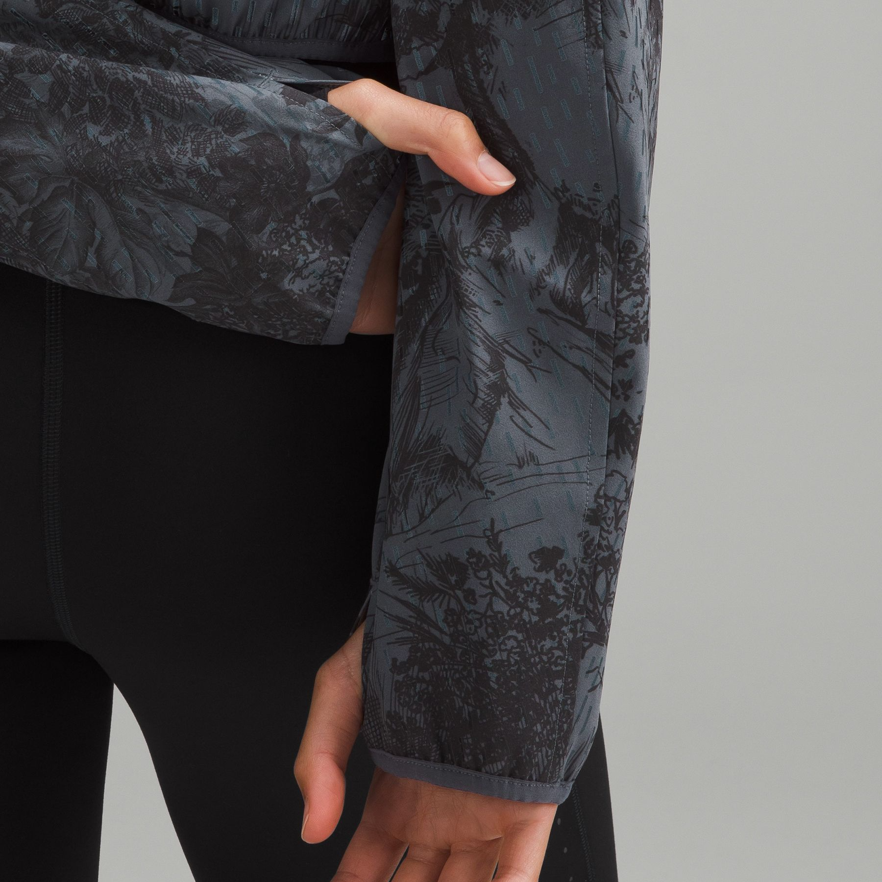 Details for (W) Lululemon FW24 轻薄跑步外套 素描印花多色 LW4CGES