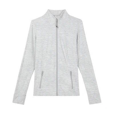 (Women) Lululemon Grey Define Nulu™ Zip Up Bomber Jacket LW4BZPS