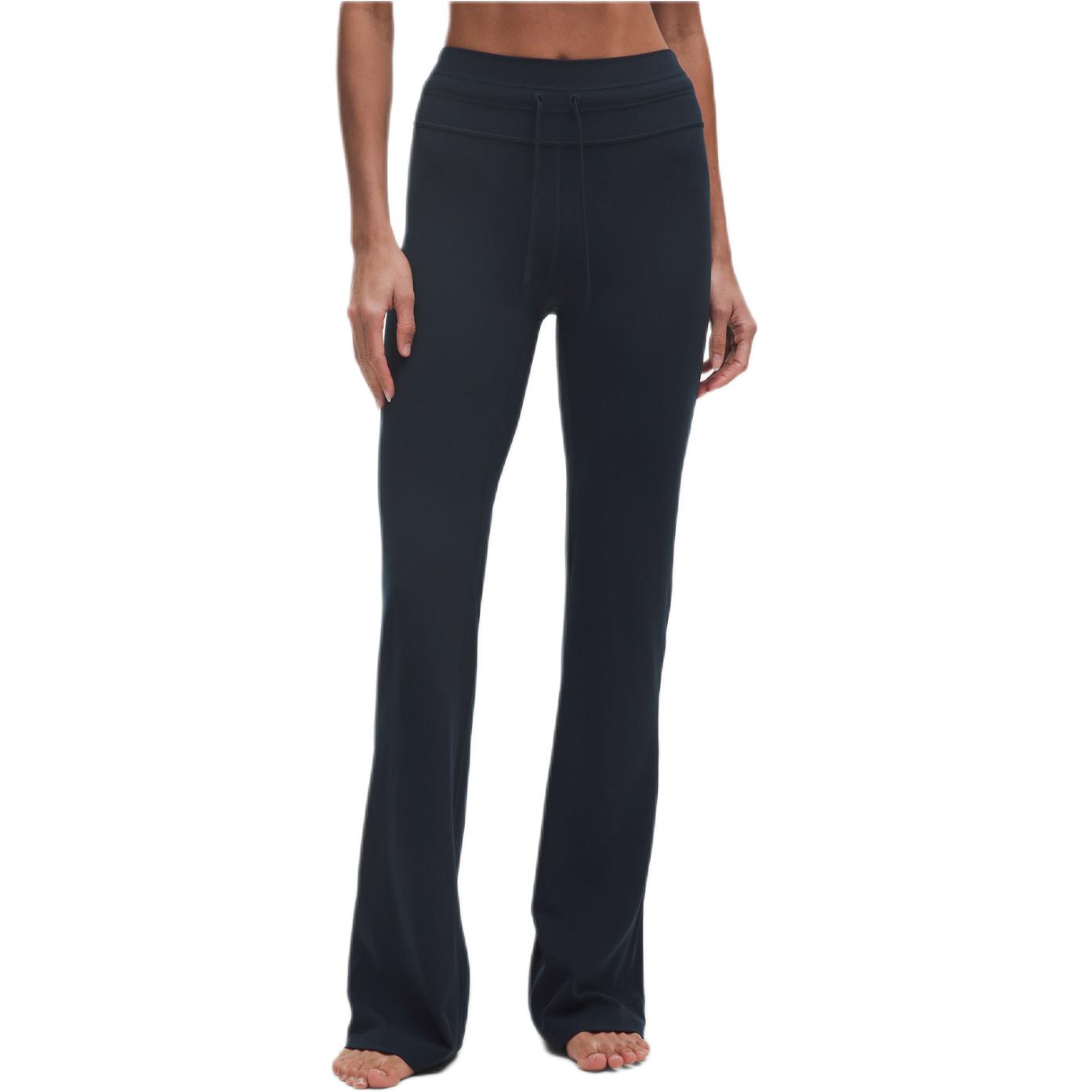 Order (W) Lululemon Groove Seluar Yoga Wanita Pinggang Tinggi - Kain Nulu, Warna Solid. LW5IGGS