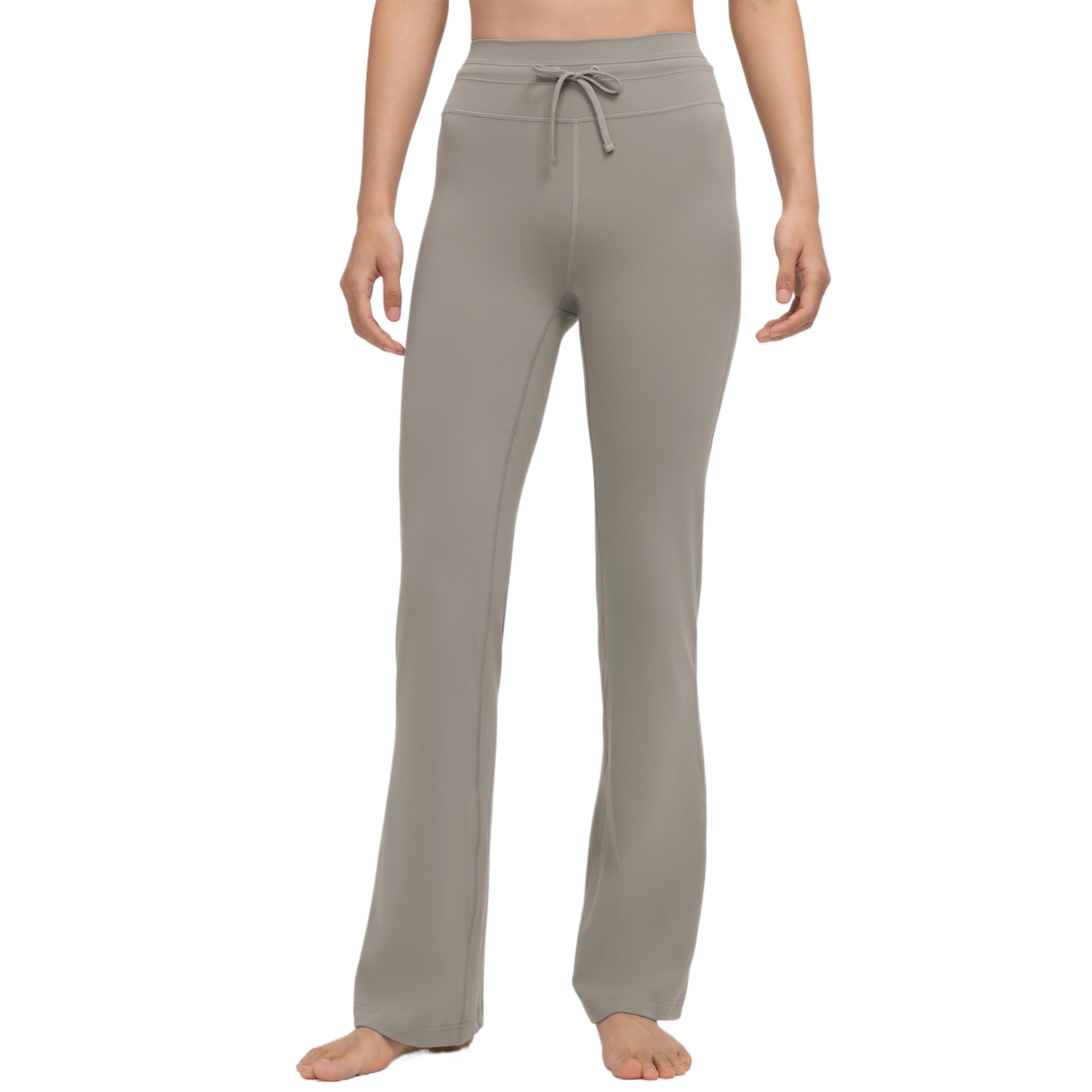 Sizing (W) Lululemon Groove Seluar Yoga Wanita Pinggang Tinggi - Kain Nulu, Warna Solid. LW5IGGS
