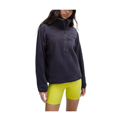 (Women) Lululemon Half-Zip Pullover Relaxed Fit Warm Long-Sleeve Sweatshirt LW3HIZS