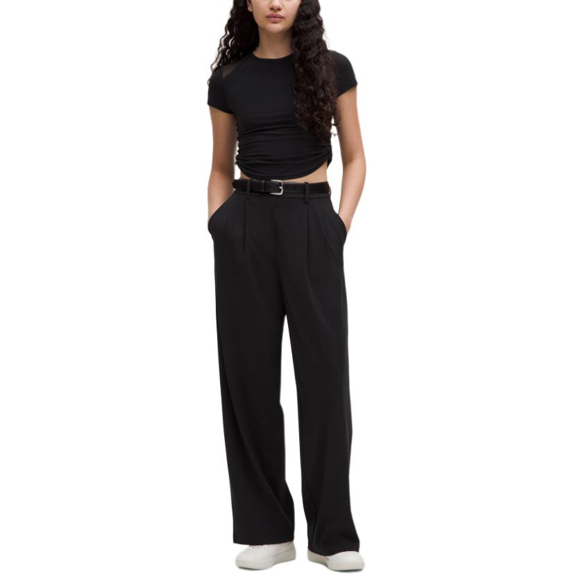 Details for (Women) Lululemon High-Waisted Straight-Leg Stretch Dry Casual Pants 315" LW5HFXS