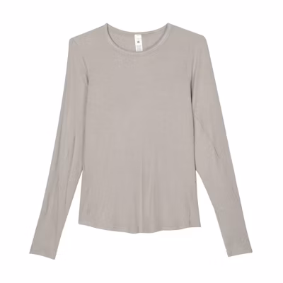 (Women) Lululemon Hold Tight Long Sleeve Slim Fit Crewneck T-Shirt for Women LW3FTFS