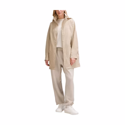 (Women) Lululemon Hooded Mid-Length Utility Jacket Zip-Up Casual Coat LW4CE4S