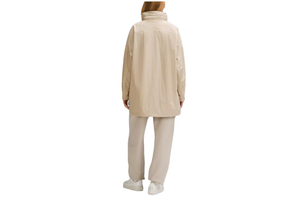 Lookbook (W) Lululemon 連帽中長款拉鍊多功能休閒外套 LW4CE4S