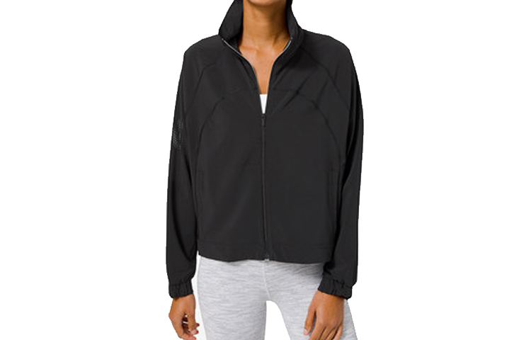(Women) Lululemon In the Heat Jacket Black LW4BJNS