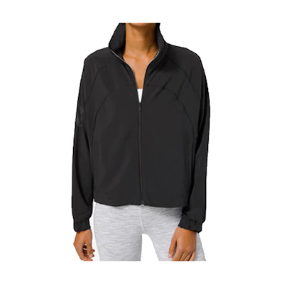 (Women) Lululemon In the Heat Jacket Black LW4BJNS
