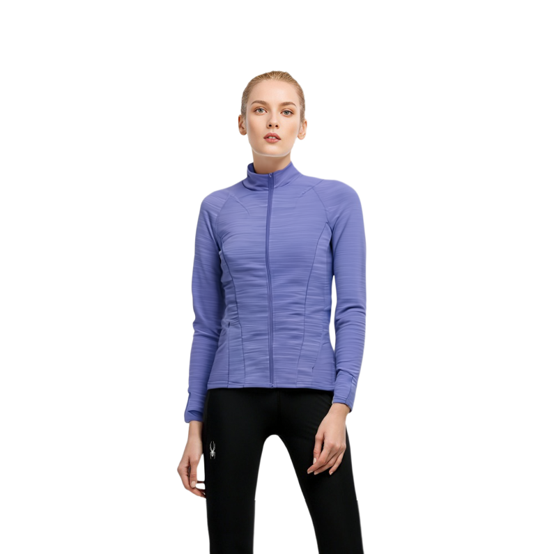 (Women) Lululemon InStill Solid Color Mock Neck Zip Jacket Indigo Blue LW3GUIS 圖 6