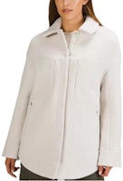 (Women) Lululemon Insulated Solid Shirt Collar Button-Up Jacket LW4BW3S (Women) Lululemon Insulated Solid Shirt Collar Button-Up Jacket LW4BW3S
