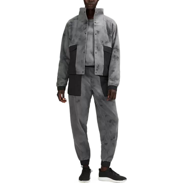 Lookbook (W) Lululemon 实验室菱形扎染高领长袖夹克 LW3FB1S