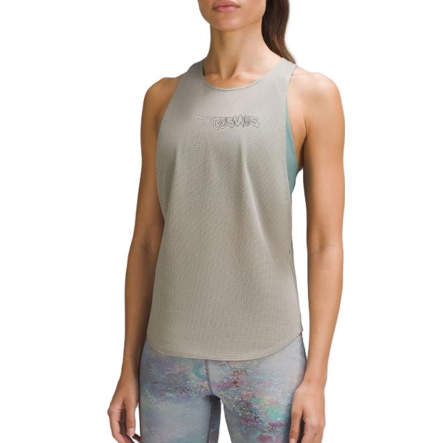 (Women) Lululemon LAB Grid Mesh Soft Training Tank Top - Solid Color LW1EAGS