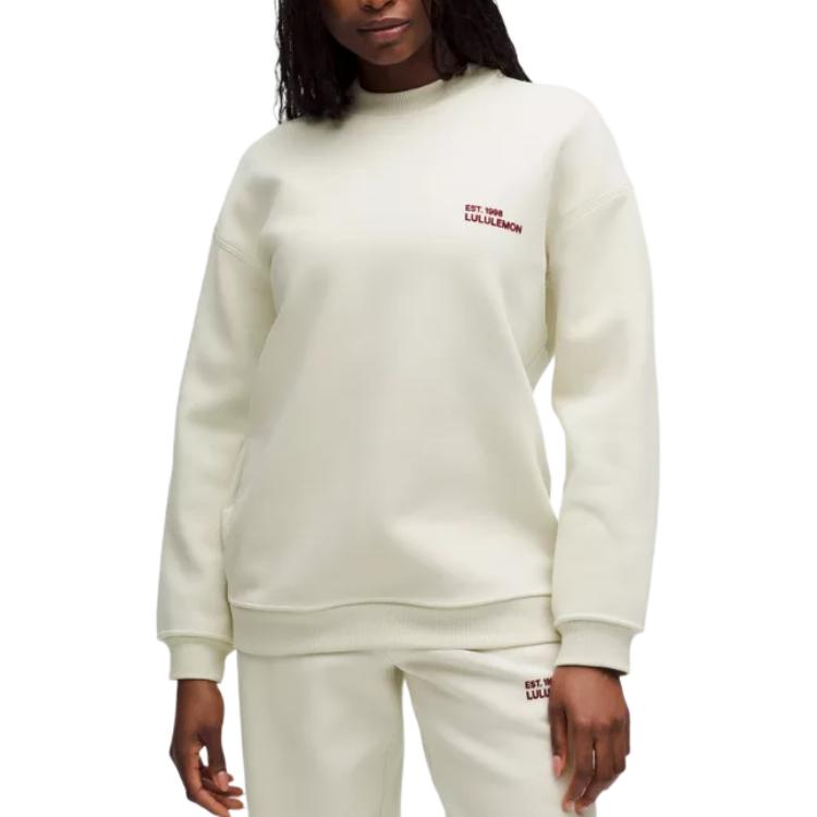 Shop (W) Lululemon 字母標誌圓領長袖運動衫 LW3HRSS