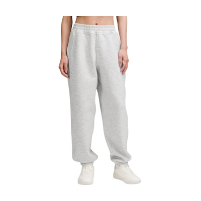 (Women) Lululemon Light Grey Relaxed Fit Jogger Sweatpants LW5GUEA