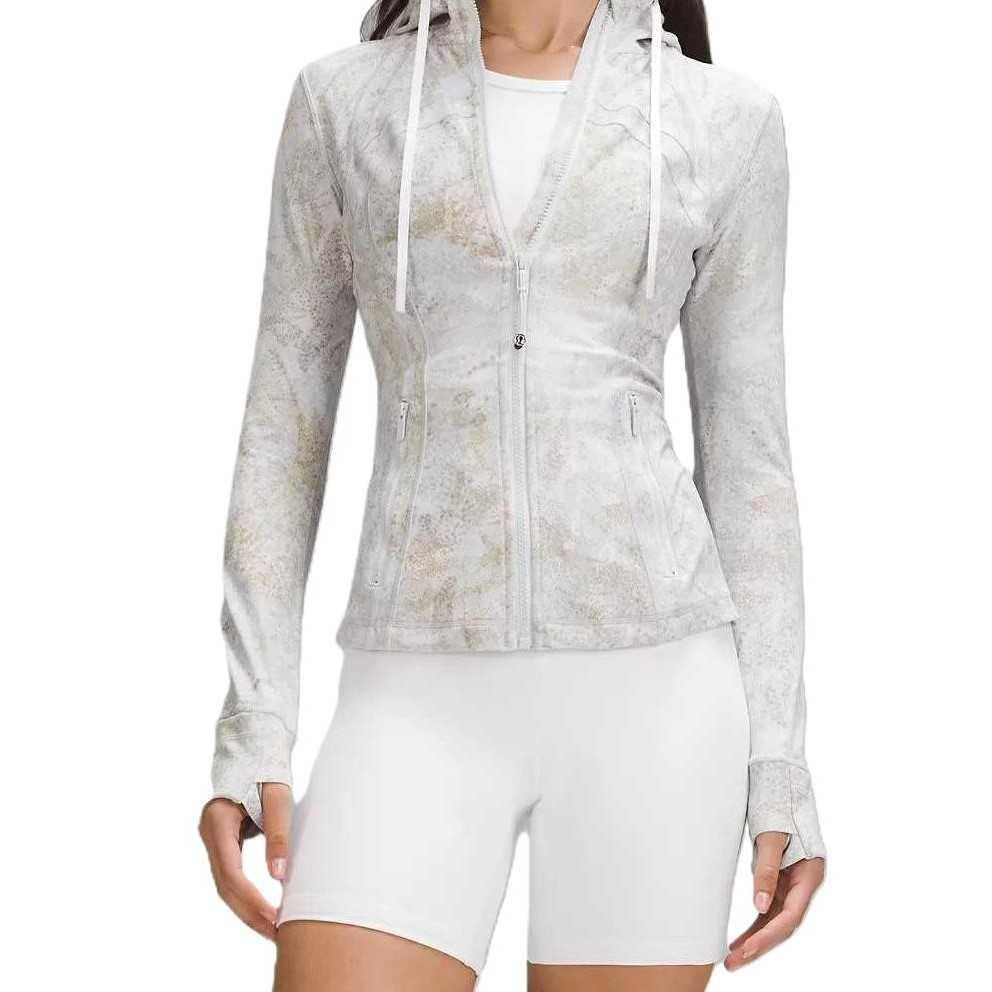 (Women) Lululemon Lightweight Breathable Sweat-Wicking Floral Mesh Jacket LW3HWCS