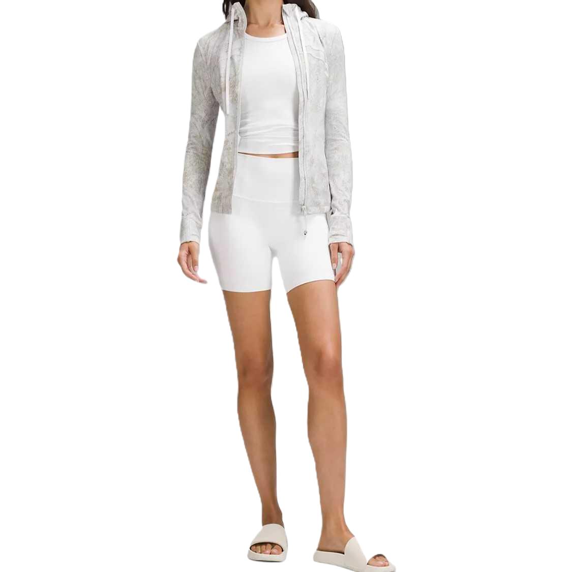 (Women) Lululemon Lightweight Breathable Sweat-Wicking Floral Mesh Jacket LW3HWCS 圖 4