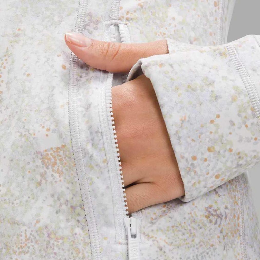 (Women) Lululemon Lightweight Breathable Sweat-Wicking Floral Mesh Jacket LW3HWCS 圖 5