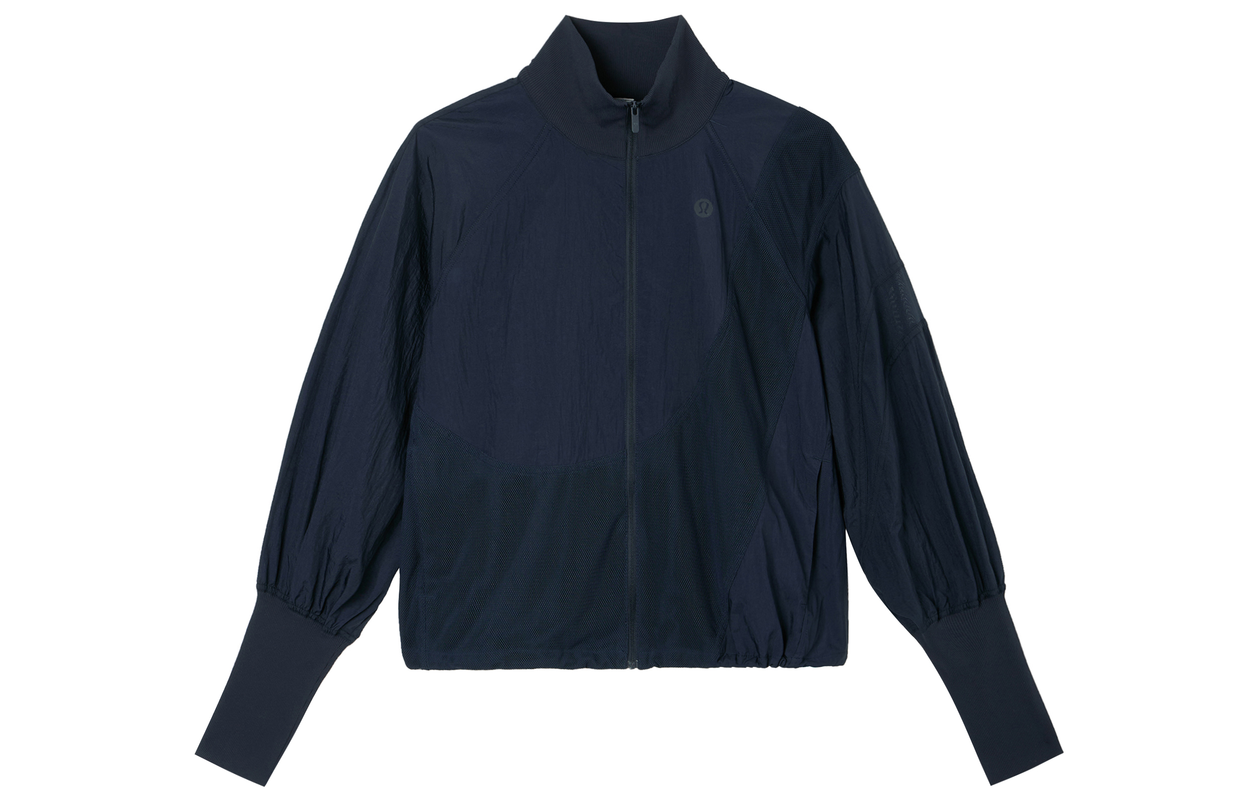 (Women) Lululemon Lightweight Breathable Tennis Jacket with Stand Collar LW3GSFS