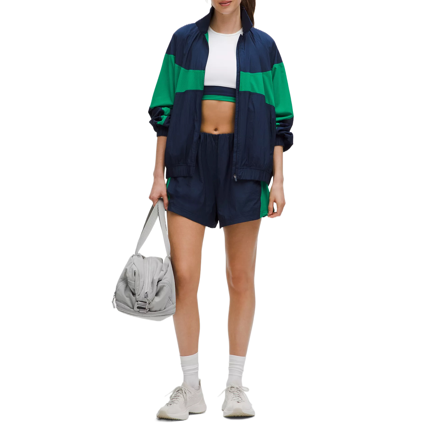 Shop (W) Lululemon女款轻便尼龙防水耐用柔软时尚翻领夹克 LW3IPHS