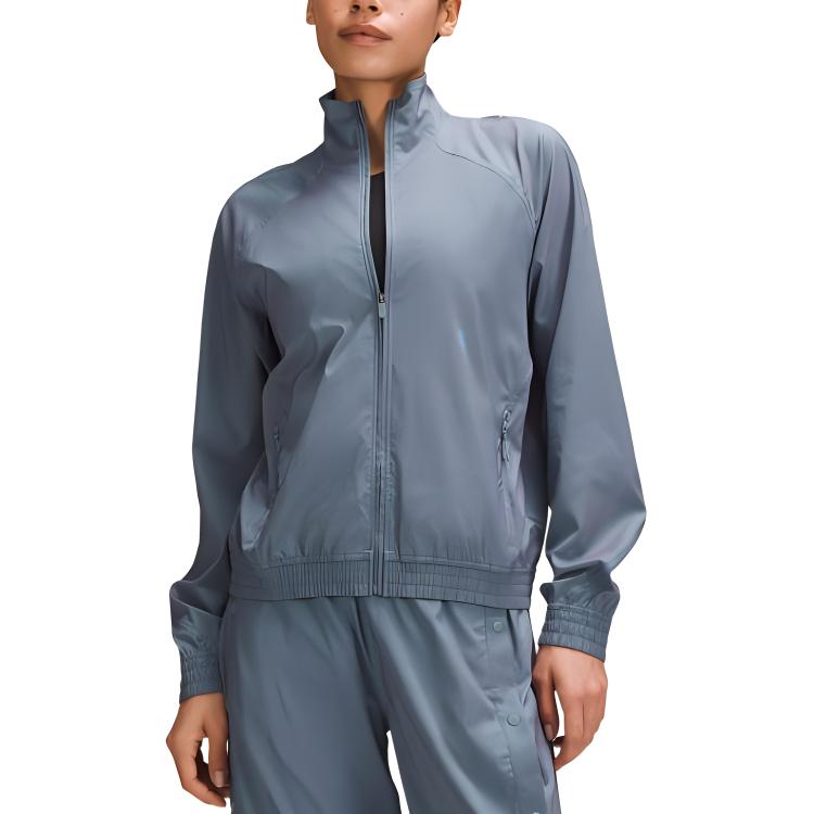 (Women) Lululemon Lightweight Relaxed Jacket - Tidal Teal/Power Purple LW3HLHS